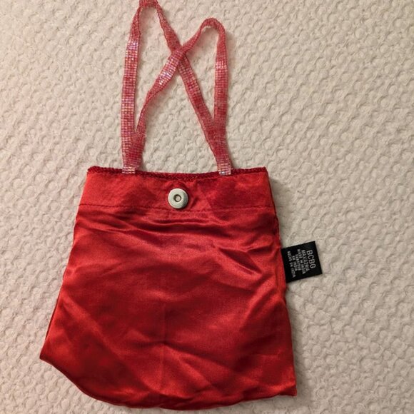 Vintage BCBG MaxAzria Beaded Red Mini Bag - Picture 11 of 12